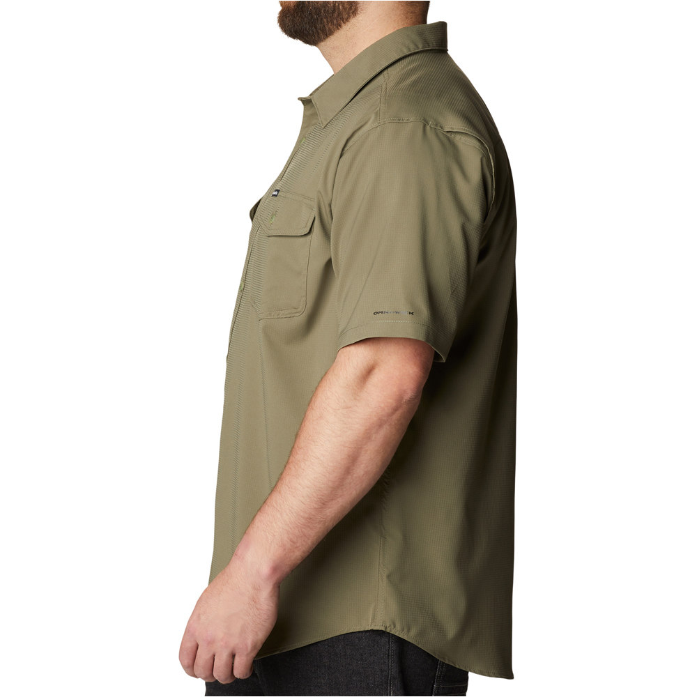 Columbia camisa montaña manga corta hombre Utilizer II Solid Short Sleeve Shirt vista detalle