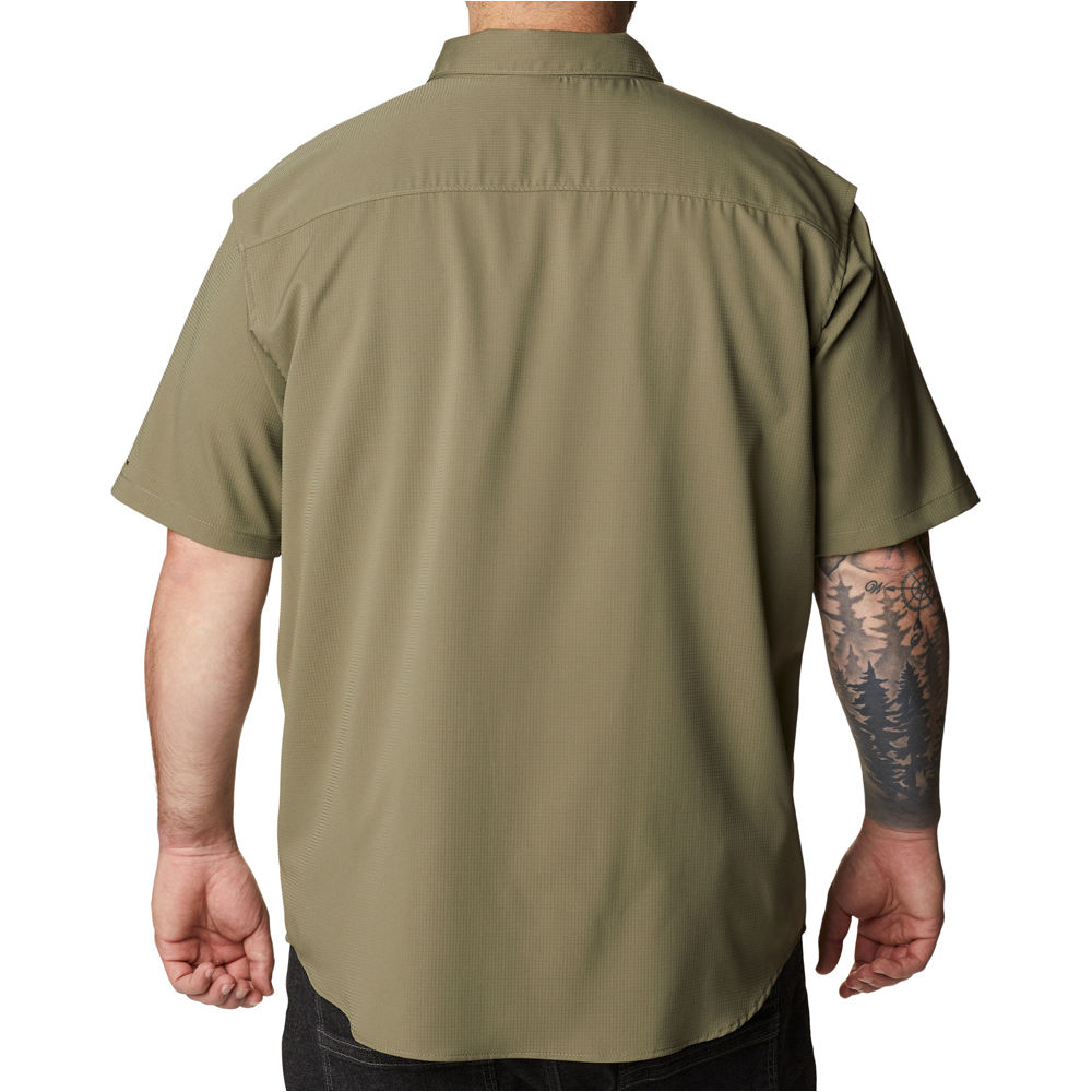 Columbia camisa montaña manga corta hombre Utilizer II Solid Short Sleeve Shirt vista trasera