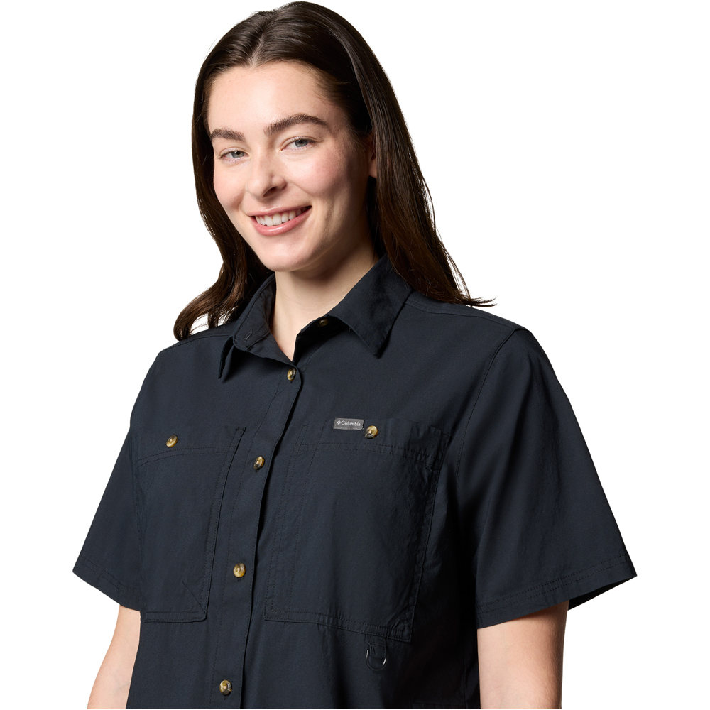 Columbia camisa montaña manga corta mujer Brea Falls Woven SS 03