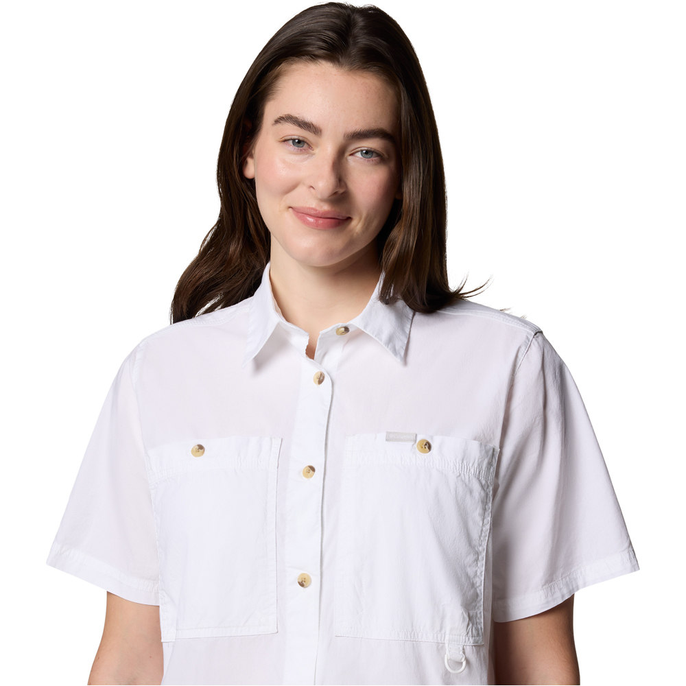 Columbia camisa montaña manga corta mujer Brea Falls Woven SS 03