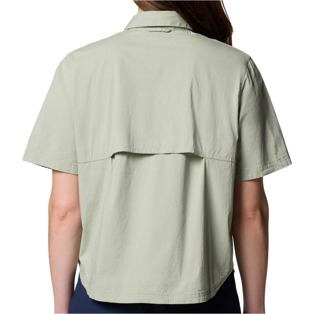 Columbia camisa montaña manga corta mujer Brea Falls Woven SS vista trasera