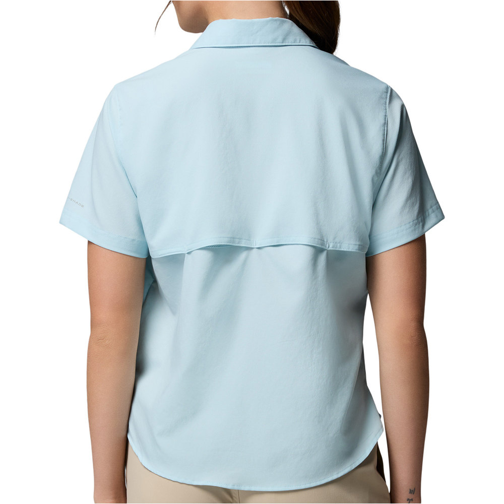 Columbia camisa montaña manga corta mujer Silver Ridge Utility II SS Shirt vista trasera
