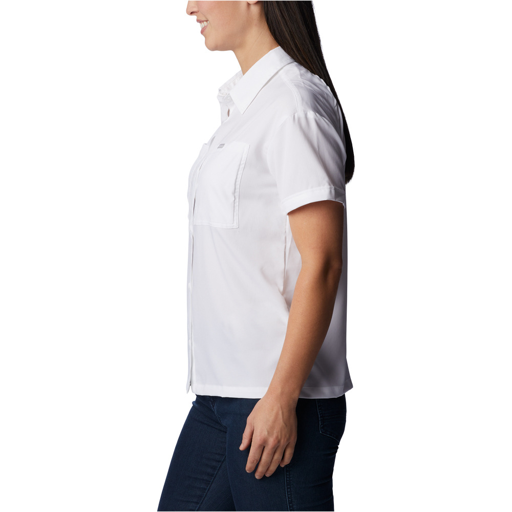 Columbia camisa montaña manga corta mujer Silver Ridge Utility SS Shirt vista detalle