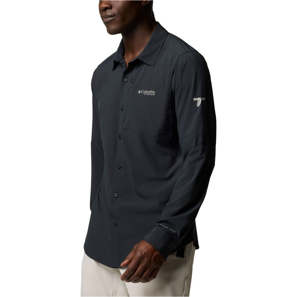 Columbia camisa montaña manga larga hombre Cirque River Vented Woven LS 03