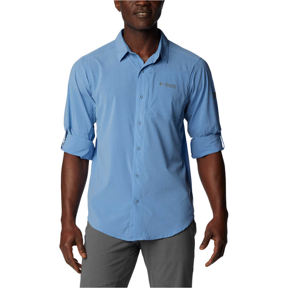 Columbia camisa montaña manga larga hombre Cirque River Vented Woven LS 04