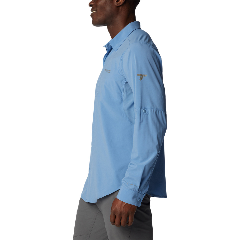 Columbia camisa montaña manga larga hombre Cirque River Vented Woven LS vista detalle