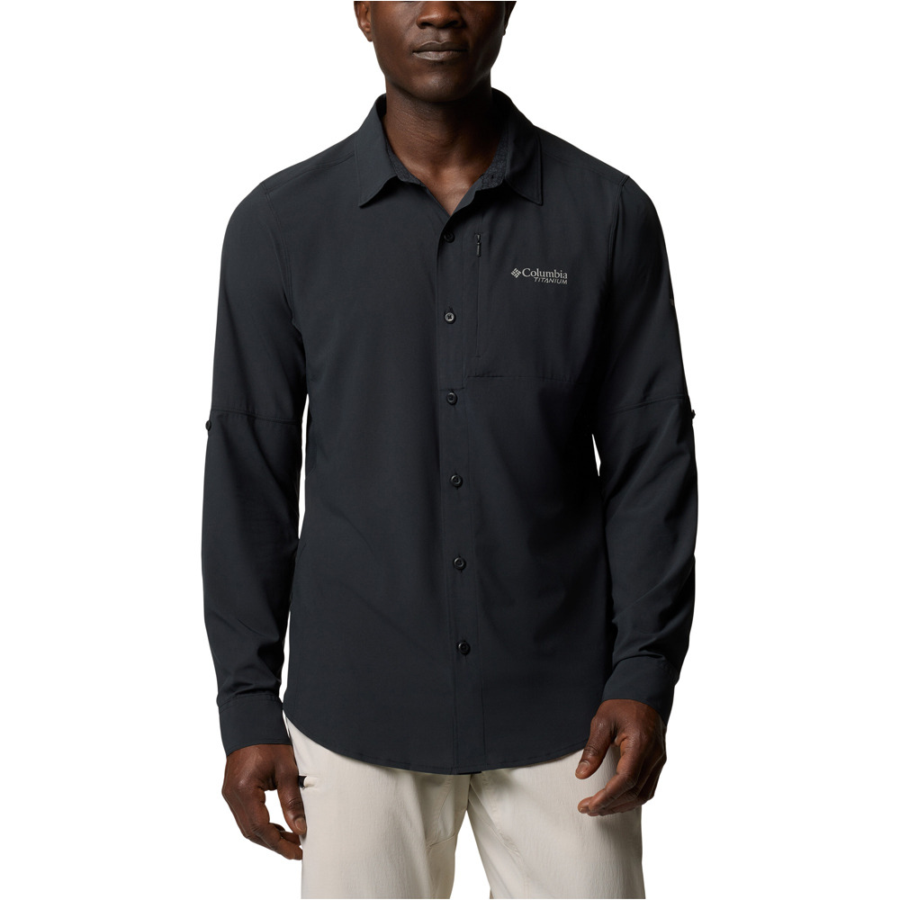 Columbia camisa montaña manga larga hombre Cirque River Vented Woven LS vista frontal