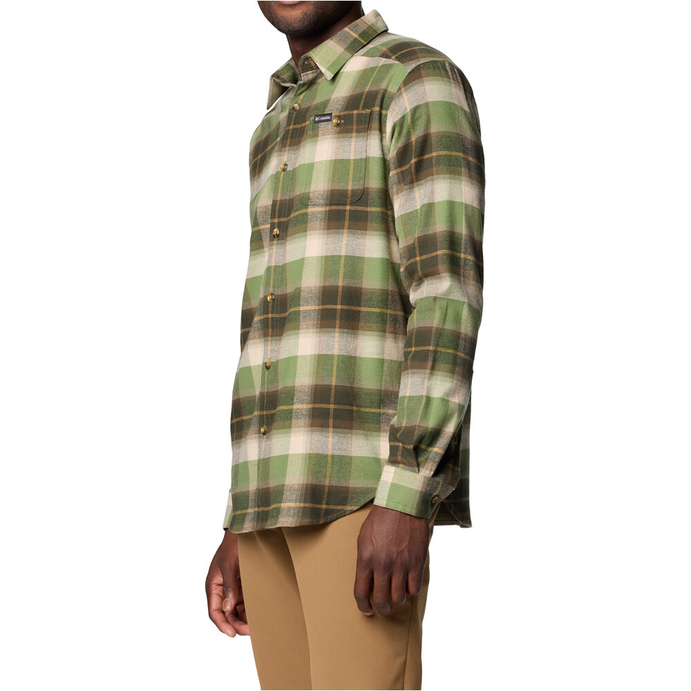 Columbia camisa montaña manga larga hombre Cornell Woods Flannel Long Sleeve Shirt vista detalle