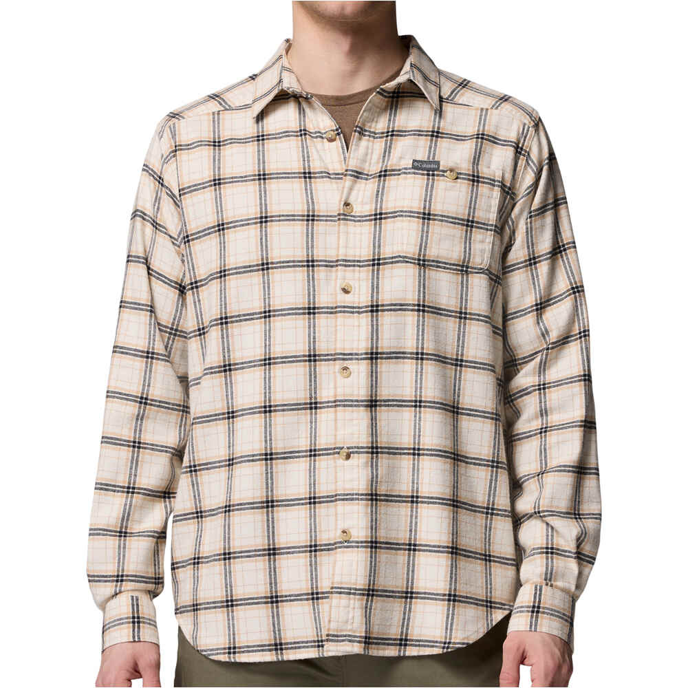 Columbia camisa montaña manga larga hombre Cornell Woods Flannel Long Sleeve Shirt vista frontal