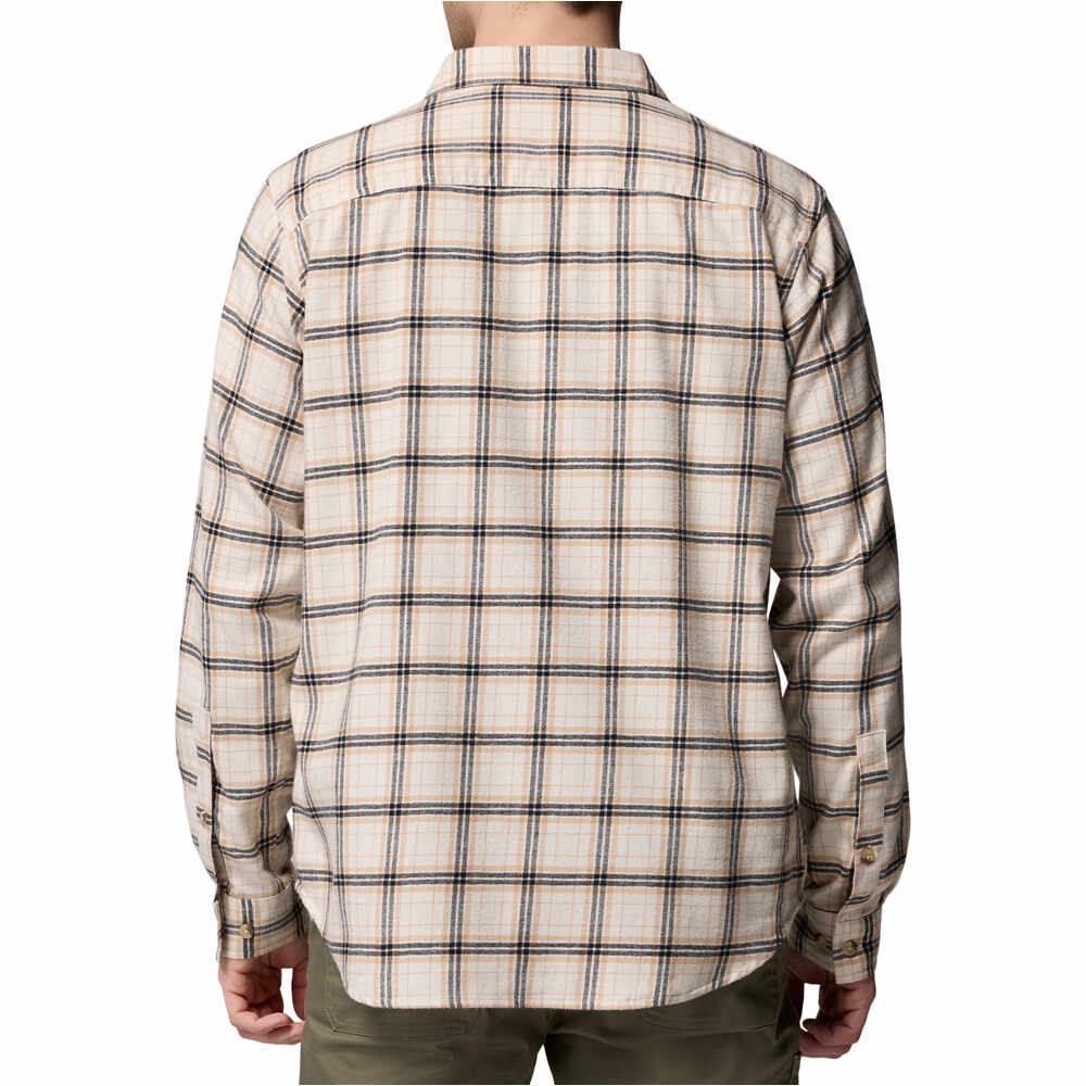 Columbia camisa montaña manga larga hombre Cornell Woods Flannel Long Sleeve Shirt vista trasera