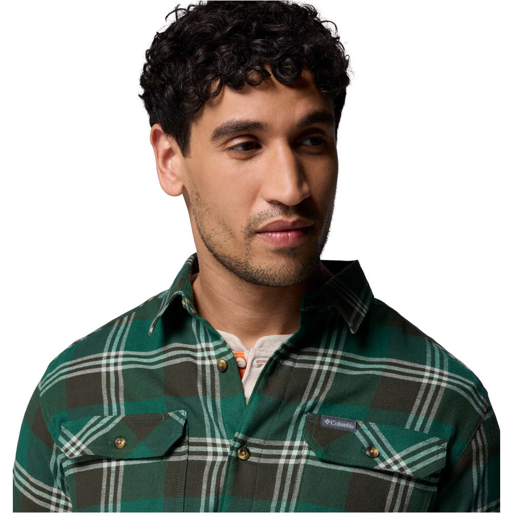 Columbia camisa montaña manga larga hombre Flare Gun Stretch Flannel vista detalle