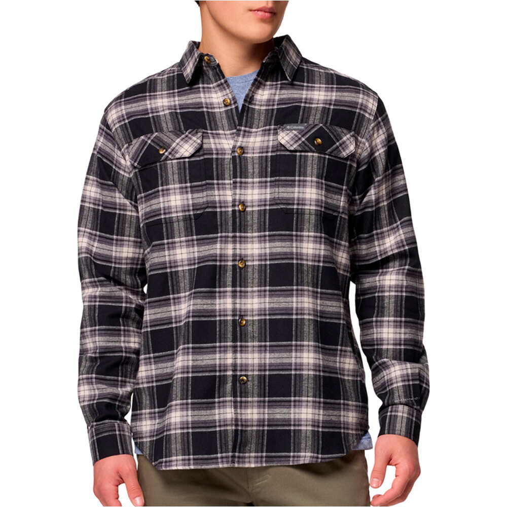 Columbia camisa montaña manga larga hombre Flare Gun Stretch Flannel vista frontal