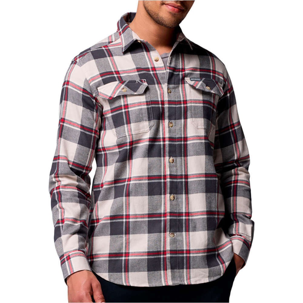 Columbia camisa montaña manga larga hombre Flare Gun Stretch Flannel vista frontal