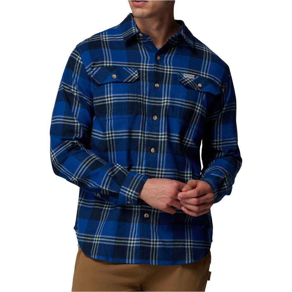 Columbia camisa montaña manga larga hombre Flare Gun Stretch Flannel vista trasera