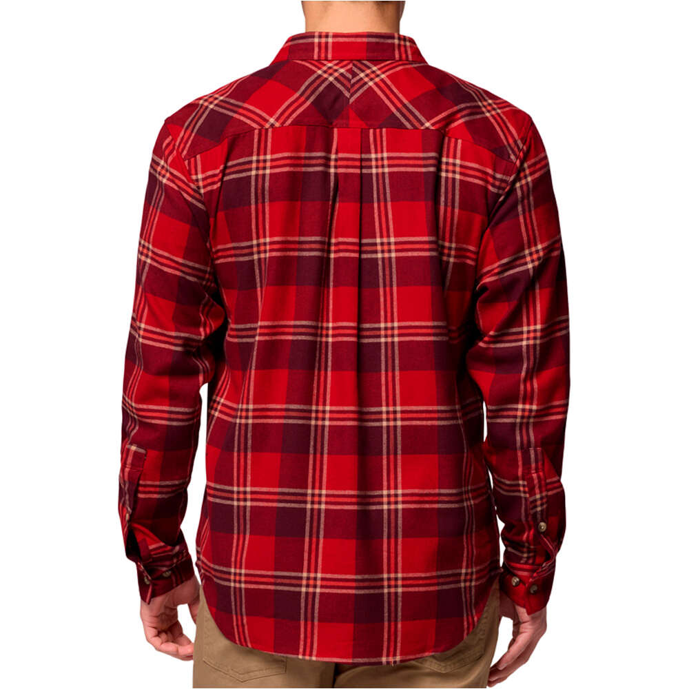 Columbia camisa montaña manga larga hombre Flare Gun Stretch Flannel vista trasera