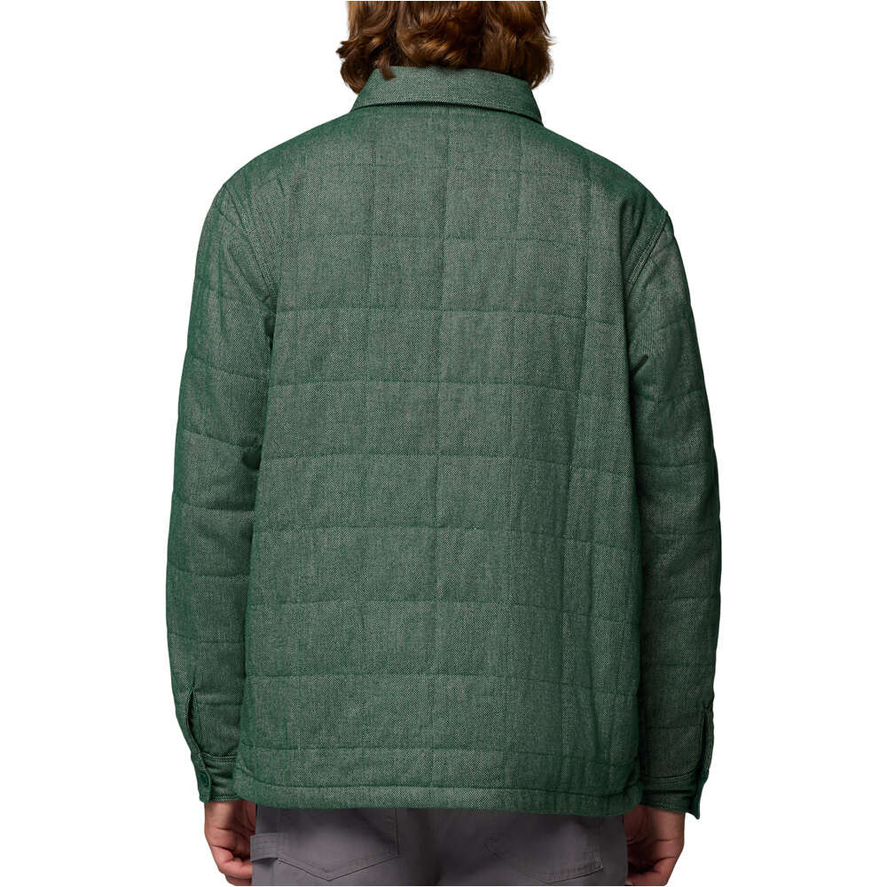 Columbia camisa montaña manga larga hombre Landroamer Quilted Shirt Jacket vista trasera