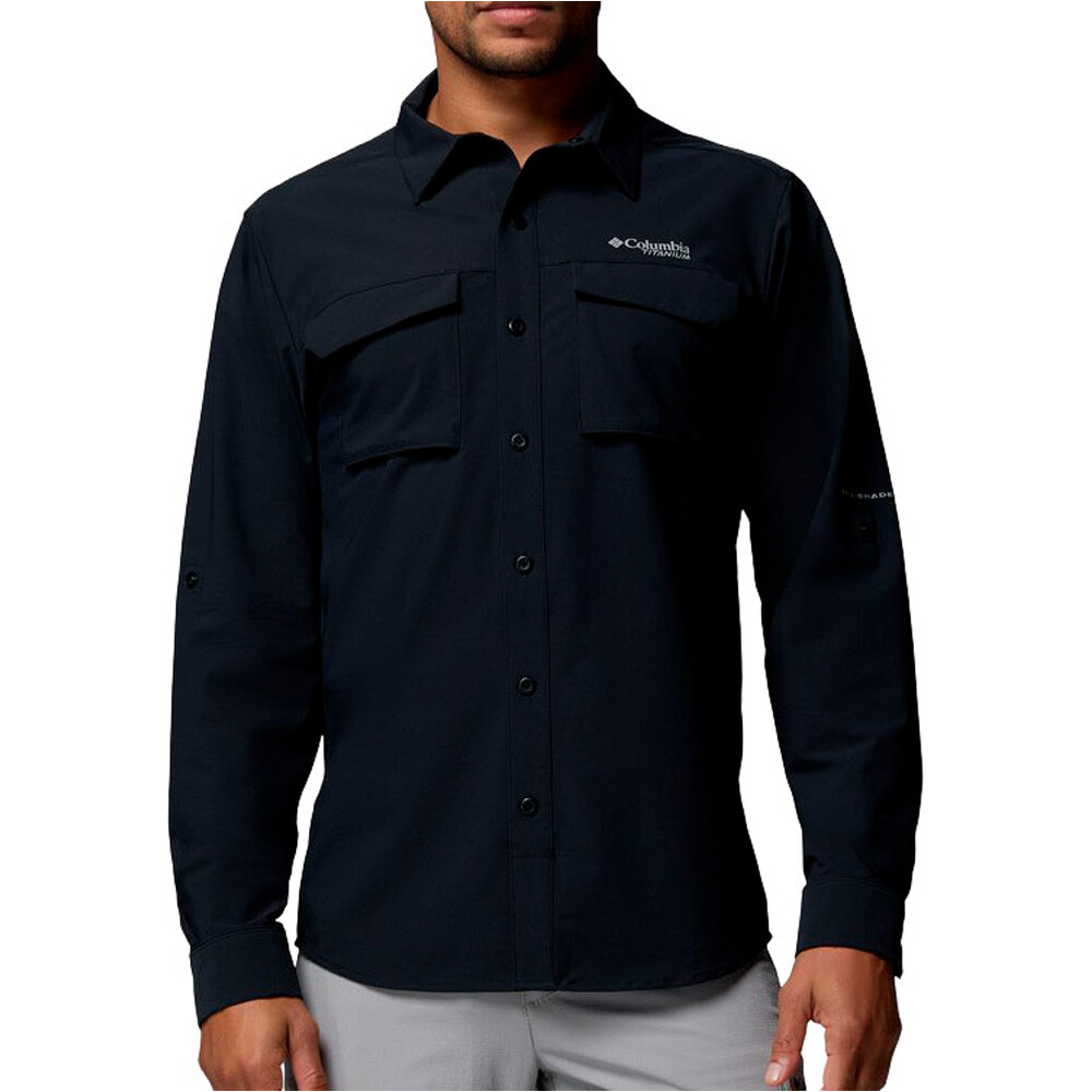 Columbia camisa montaña manga larga hombre Silver Ridge Elite EU LS Woven vista frontal