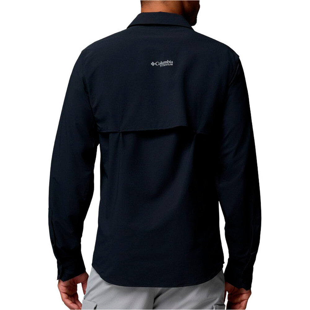Columbia camisa montaña manga larga hombre Silver Ridge Elite EU LS Woven vista trasera