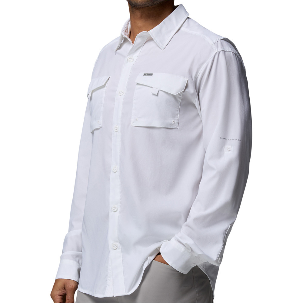 Columbia camisa montaña manga larga hombre Silver Ridge Utility II LS Shirt vista detalle