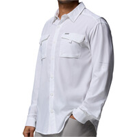 Columbia camisa montaña manga larga hombre Silver Ridge Utility II LS Shirt vista detalle