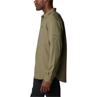 Columbia camisa montaña manga larga hombre Silver Ridge   Utility Lite Long Sleeve vista detalle