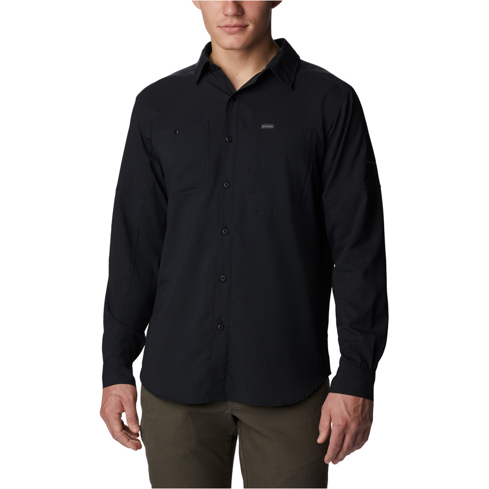 Columbia camisa montaña manga larga hombre Silver Ridge Utility Lite Long Sleeve vista frontal