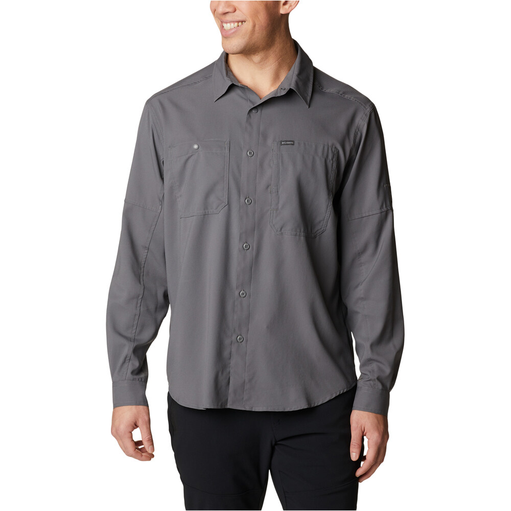 Columbia camisa montaña manga larga hombre Silver Ridge Utility Lite Long Sleeve vista frontal