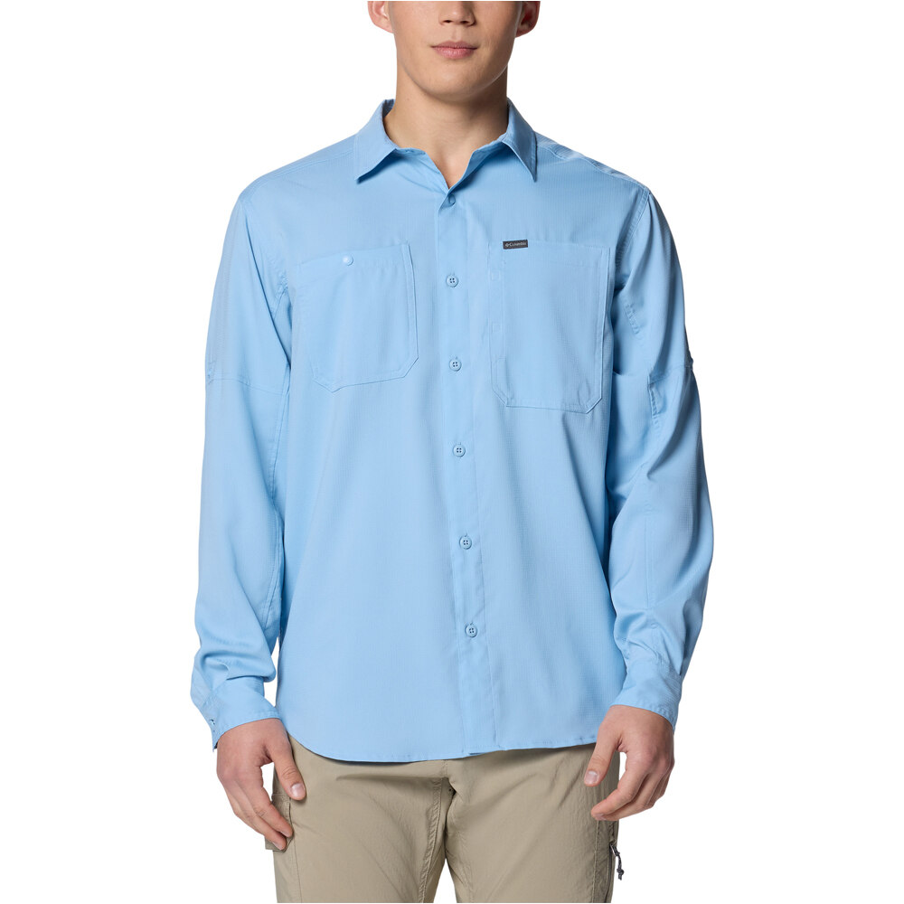 Columbia camisa montaña manga larga hombre Silver Ridge Utility Lite Long Sleeve vista frontal