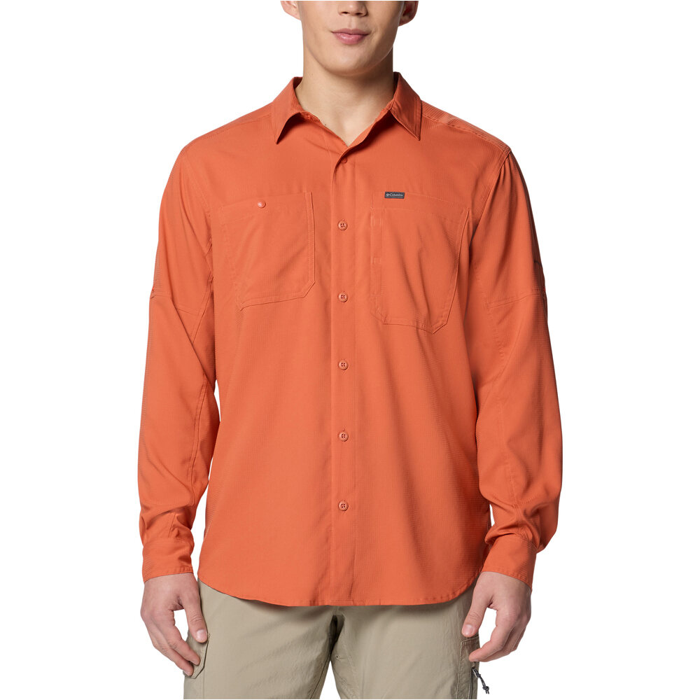 Columbia camisa montaña manga larga hombre Silver Ridge Utility Lite Long Sleeve vista frontal