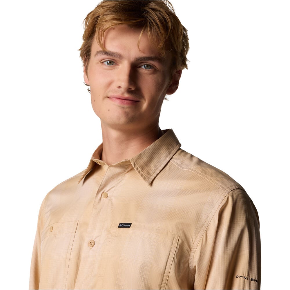 Columbia camisa montaña manga larga hombre Silver Ridge Utility Lite Plaid LS 03