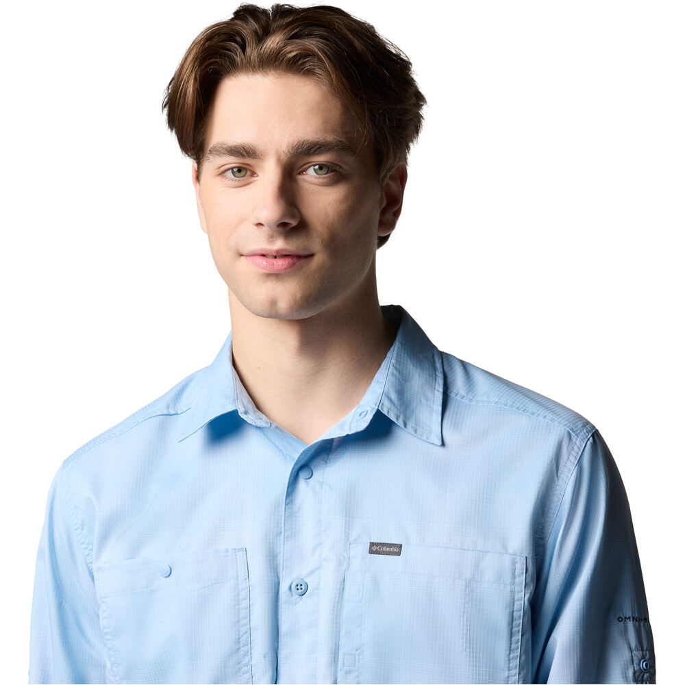 Columbia camisa montaña manga larga hombre Silver Ridge Utility Lite Plaid LS 03