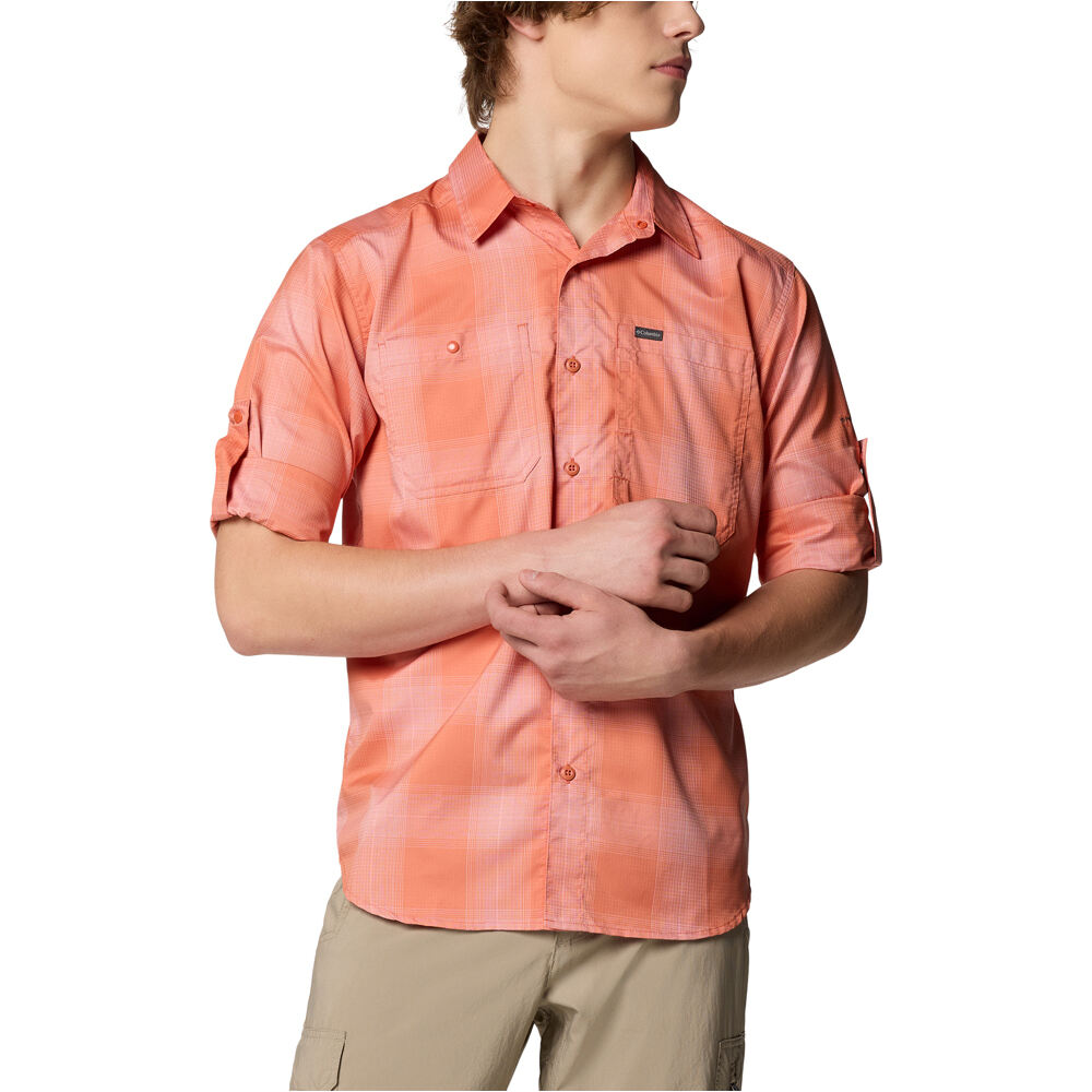 Columbia camisa montaña manga larga hombre Silver Ridge Utility Lite Plaid LS 03