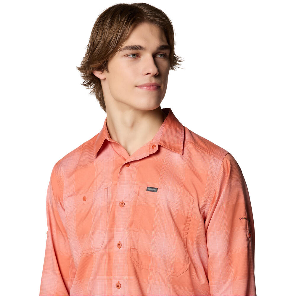 Columbia camisa montaña manga larga hombre Silver Ridge Utility Lite Plaid LS 04