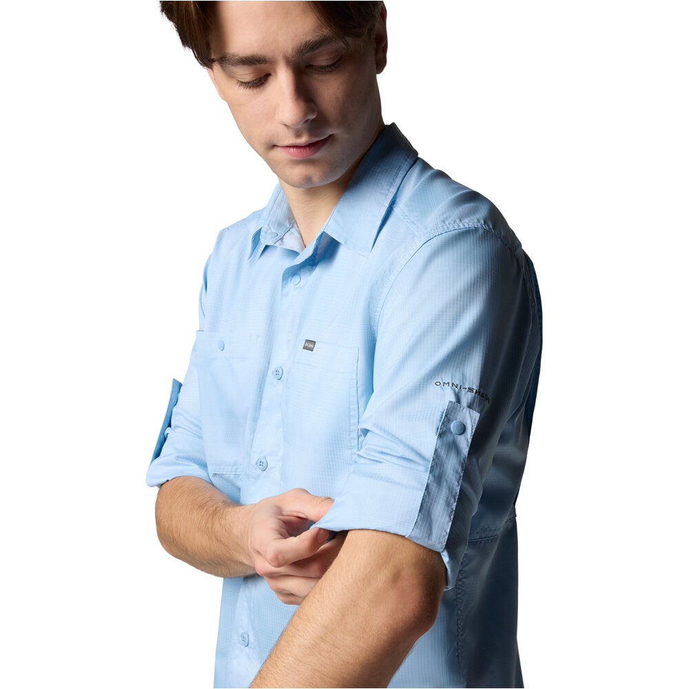 Columbia camisa montaña manga larga hombre Silver Ridge Utility Lite Plaid LS 05