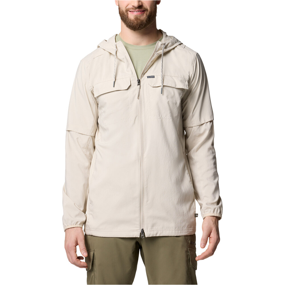 Columbia camisa montaña manga larga hombre Skien Valley Hooded LS Shirt vista frontal