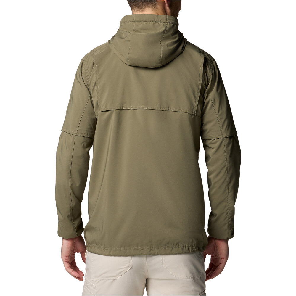 Columbia camisa montaña manga larga hombre Skien Valley Hooded LS Shirt vista trasera