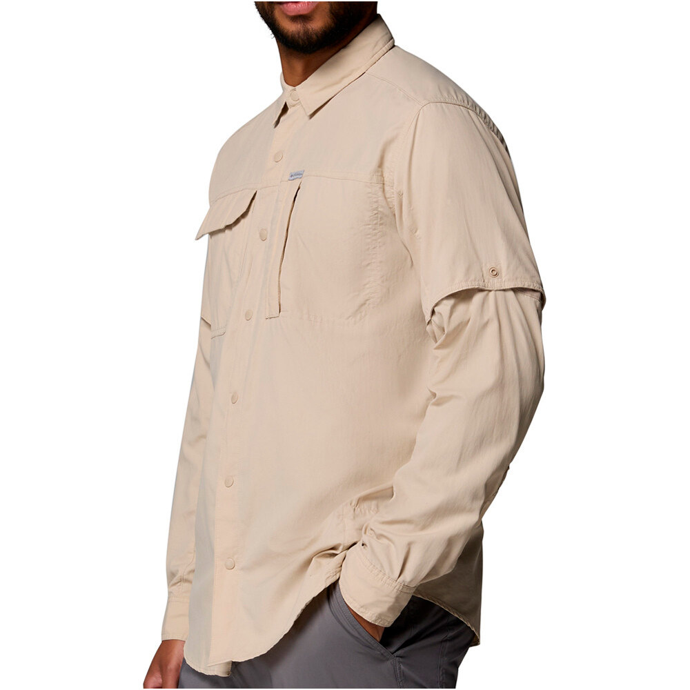 Columbia camisa montaña manga larga hombre Skien Valley  Long Sleeve Shirt vista detalle