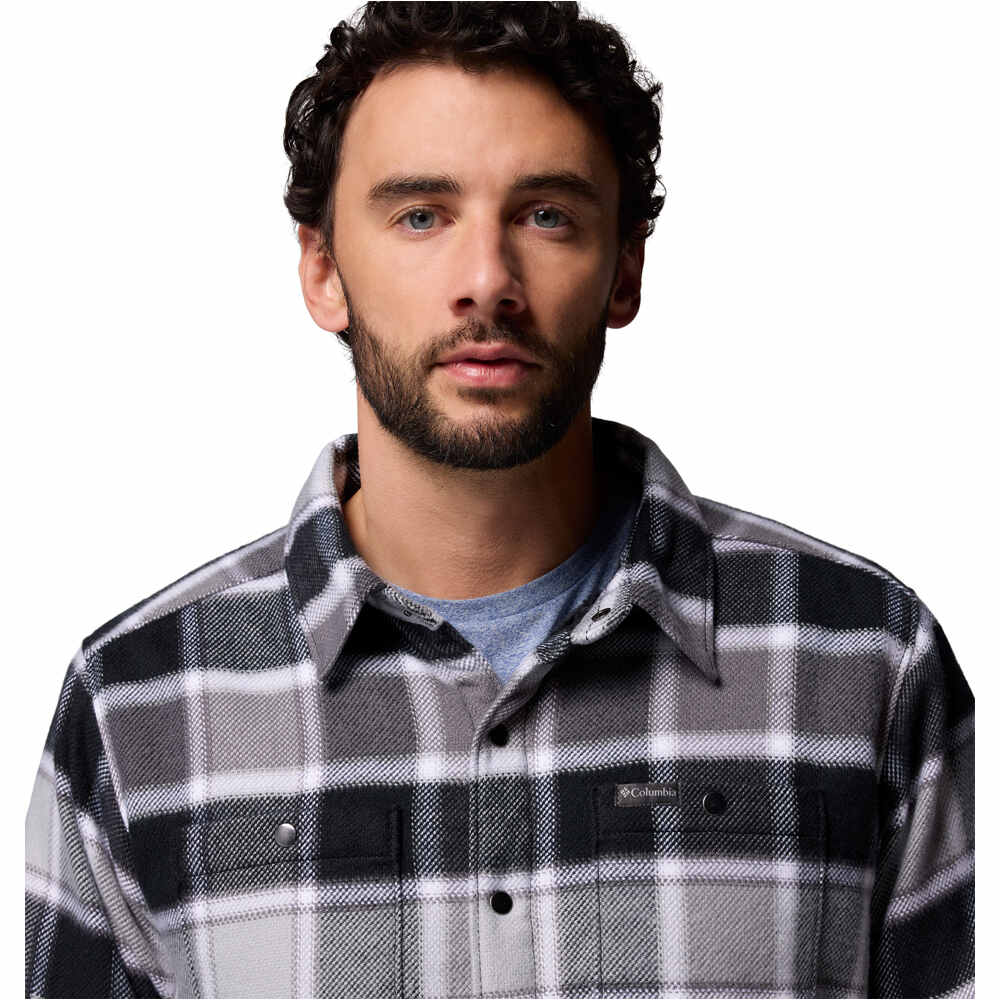 Columbia camisa montaña manga larga hombre Windward II Shirt Jacket vista detalle
