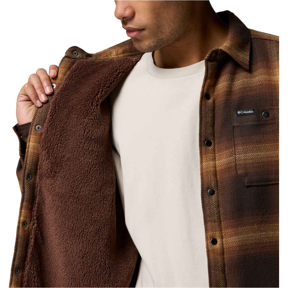 Columbia camisa montaña manga larga hombre Windward II Shirt Jacket vista detalle