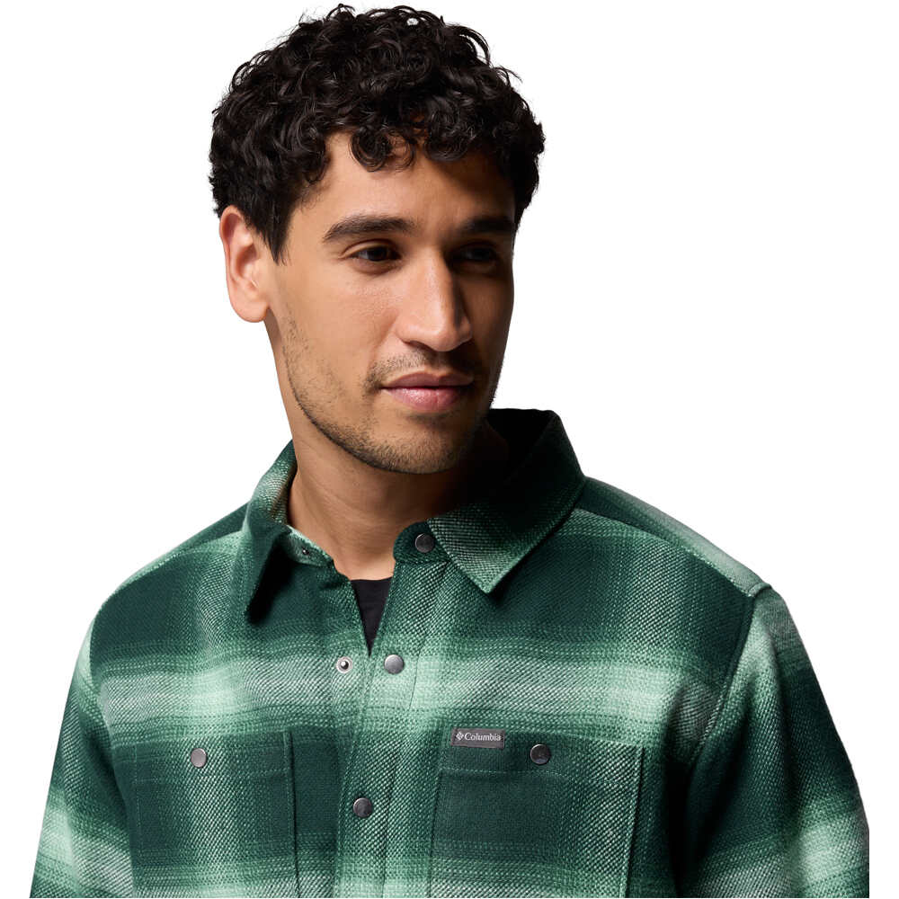 Columbia camisa montaña manga larga hombre Windward II Shirt Jacket vista detalle