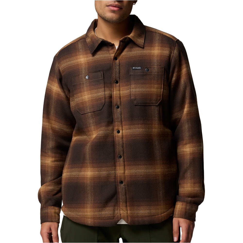 Columbia camisa montaña manga larga hombre Windward II Shirt Jacket vista frontal