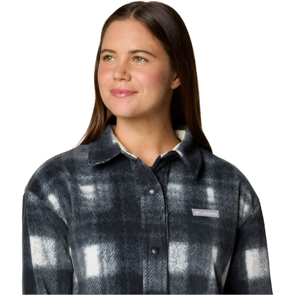 Columbia camisa montaña manga larga mujer Benton Springs Shirt Jacket II vista detalle