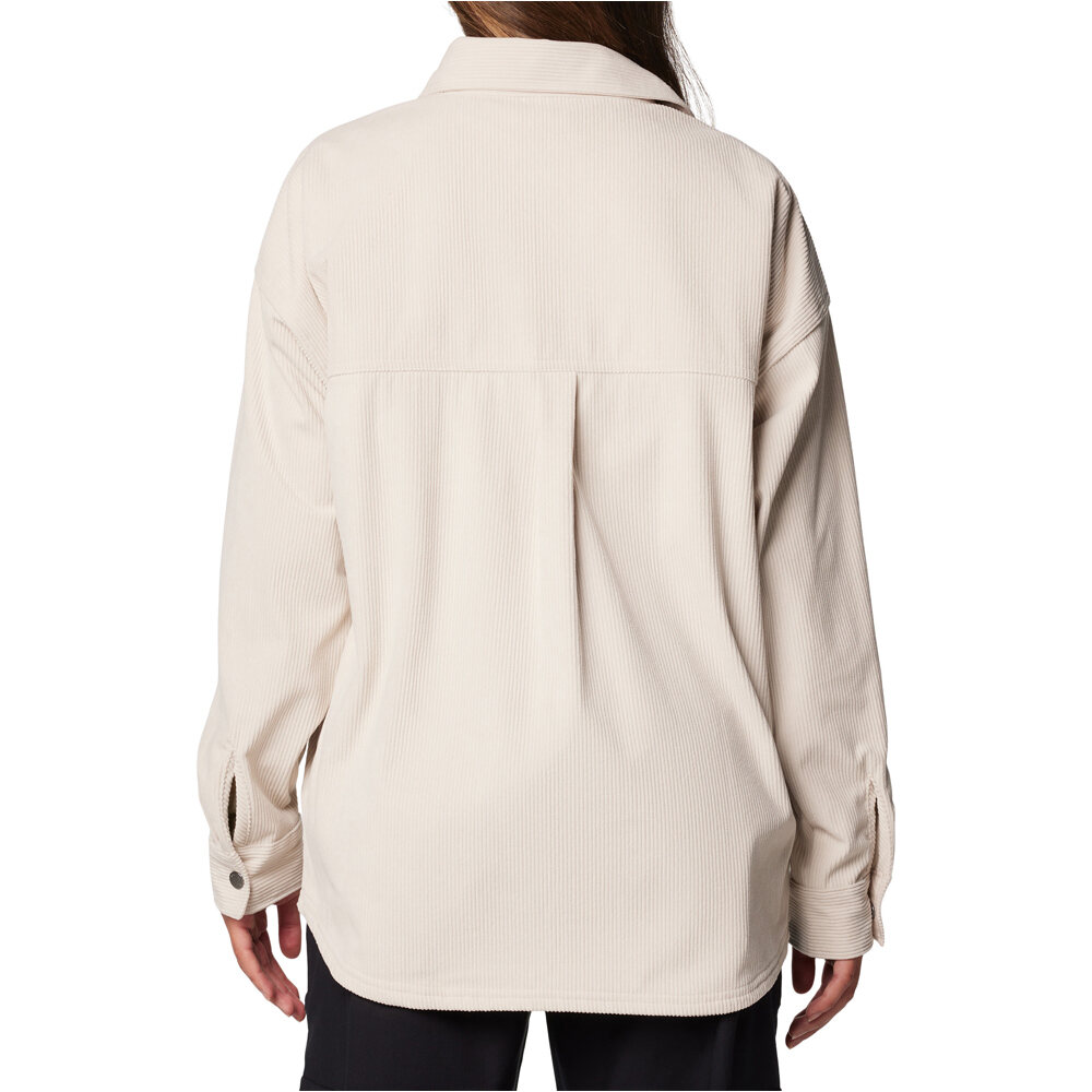 Columbia camisa montaña manga larga mujer Blue Point Creek Corduroy Shirt Jacket vista trasera