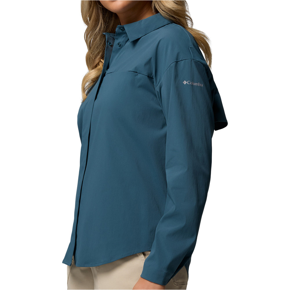 Columbia camisa montaña manga larga mujer Chill Creek LS Shirt vista detalle