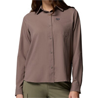 Columbia camisa montaña manga larga mujer Silver Ridge Utility II LS Shirt vista frontal