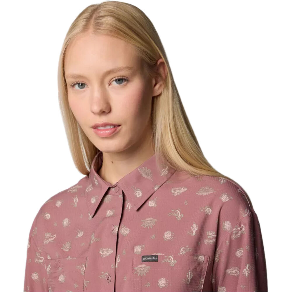 Columbia camisa montaña manga larga mujer Silver Ridge Utility Patterned LS Shirt 03