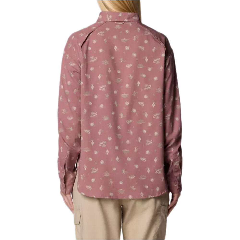 Columbia camisa montaña manga larga mujer Silver Ridge Utility Patterned LS Shirt vista trasera