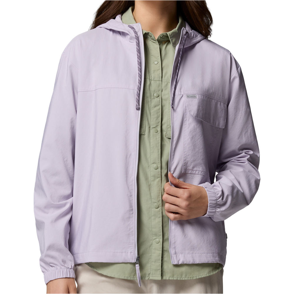 Columbia camisa montaña manga larga mujer Skien Valley Hooded LS Shirt 03