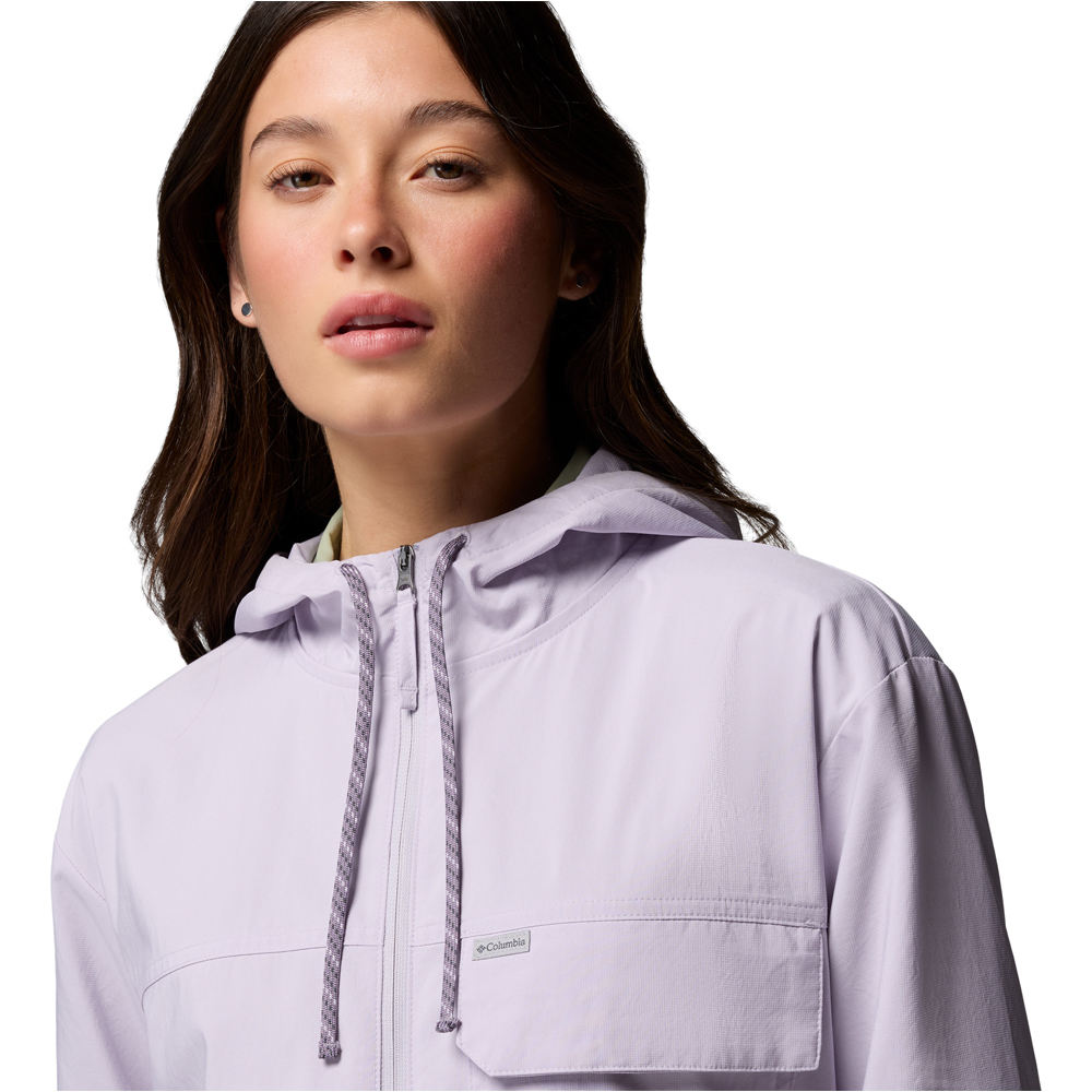 Columbia camisa montaña manga larga mujer Skien Valley Hooded LS Shirt 04