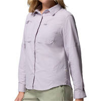 Columbia camisa montaña manga larga mujer Skien Valley Long Sleeve Shirt vista detalle